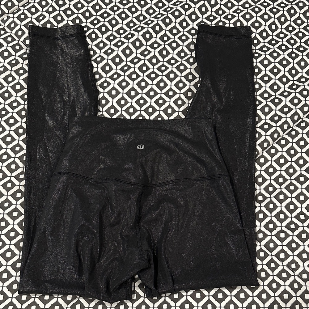 Lululemon Athletica Sparkle Black Align Leggings